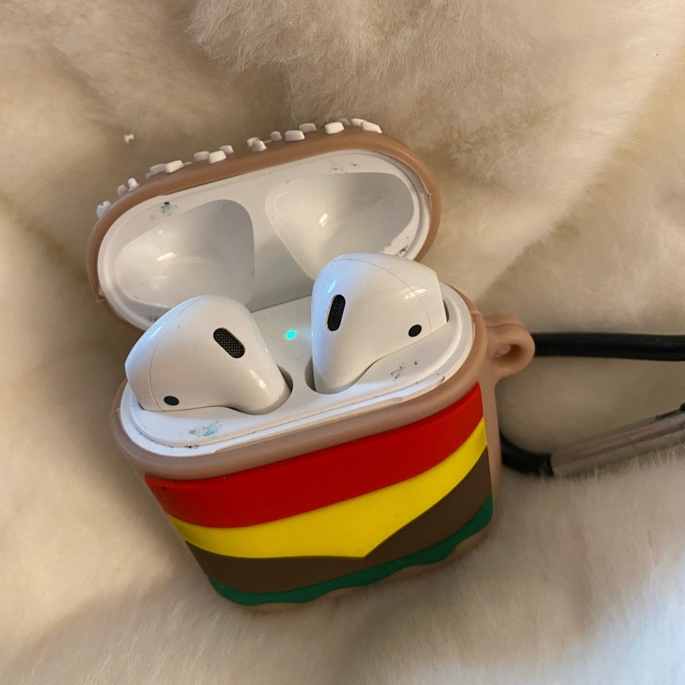 Cheeseburger AirPod 1/2 Case #174 - Picture 2 of 4